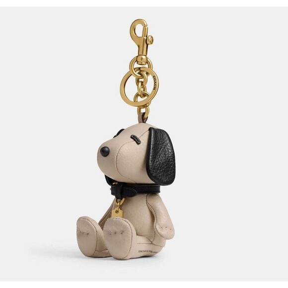Coach X Peanuts Snoopy Collectible Bag Charm  Brass/Multi CBH29 - Picture 1 of 9